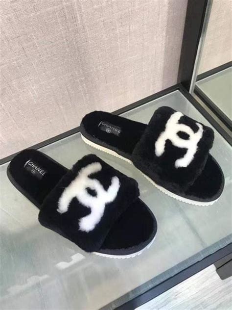 chanel.slippers|vintage chanel slippers.